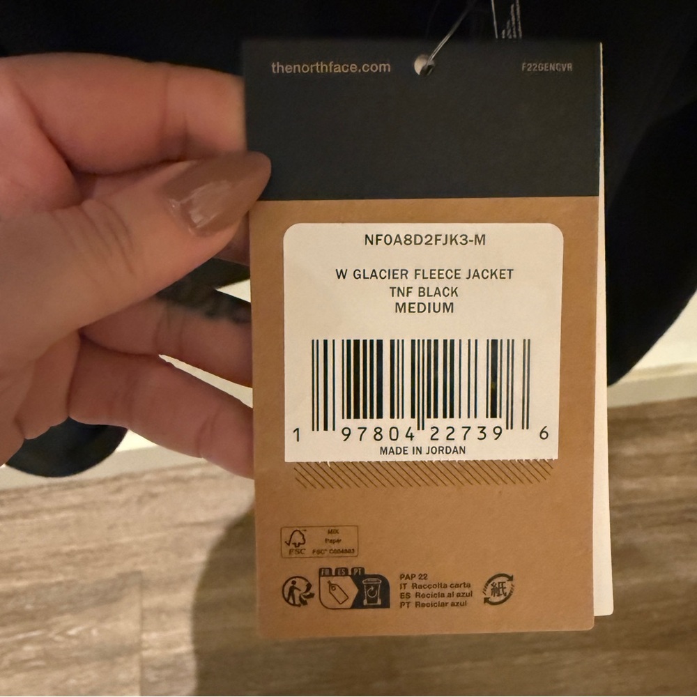 NWT The North Face Glacier Fleece Jacket - Picture 5 of 6